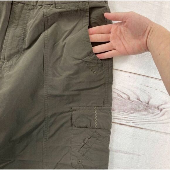 Columbia Womens Titanium Hiking Outdoor Cargo Crop Pants Size 10 - Picture 11 of 11